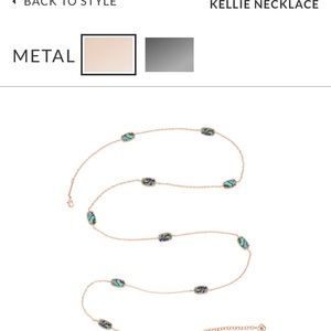 🦕kendra scott teal kellie necklace